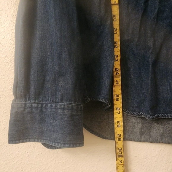 Bonobos Slim Fit 100% Cotton Navy Casual Snap Button-down Shirt Womens Large - Picture 9 of 9